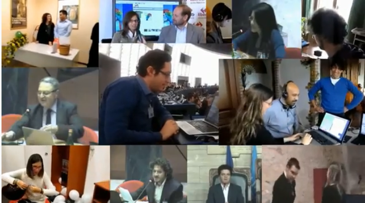 Collage di foto dei soci del primo anno di vita dell'Associazione 